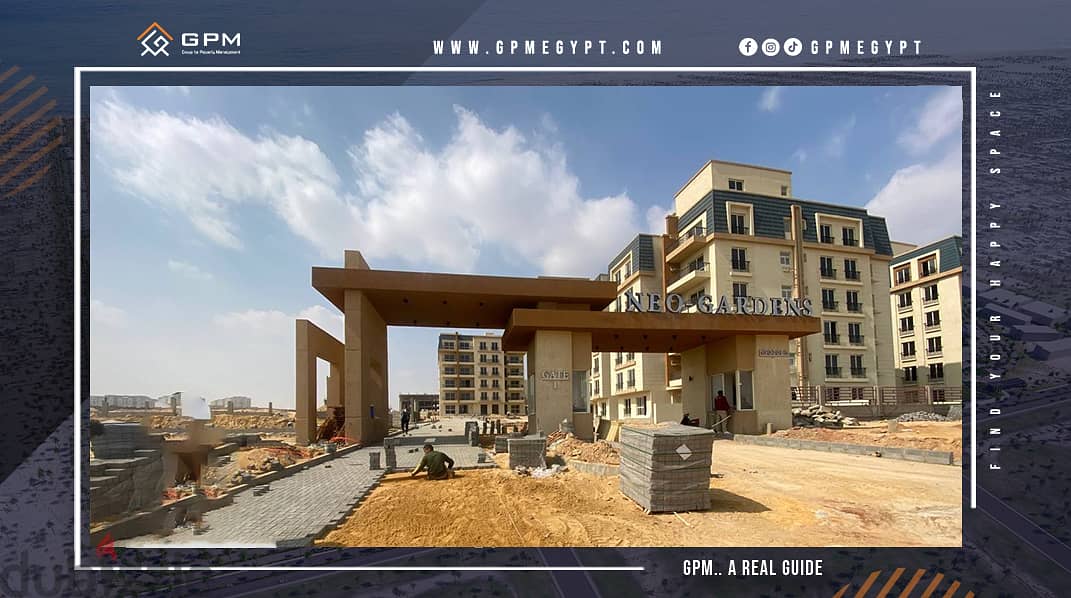 Apartment 172m for sale in Neopolis Wadi Degla Mostakbal City ready to move شقة للبيع في نيوبوليس وادي دجلة مستقبل سيتي 2