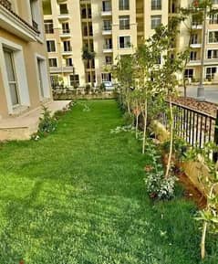 شقة ارضي + حديقة خاصة ( 3 غرف ) بمقدم 796 الف بجوار مدينتى القاهرة الجديدة 0