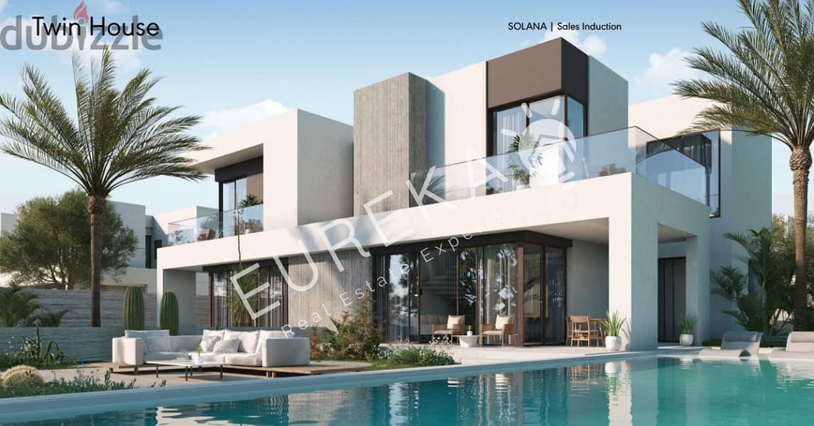 Twinhouse for sale in Solana East @ORA New Cairo 2