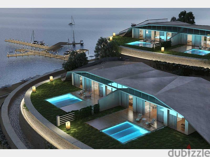 Townhouse for sale 155m directly on the sea, luxurious finishing in IL Monte Ain Sokhna IL Mount Galala 1