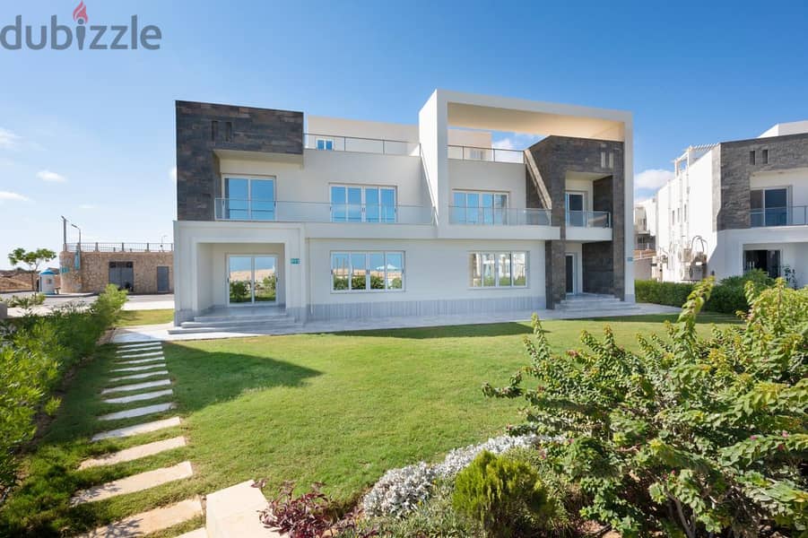 Chalet for sale in Sea View Compound, North Coast, Ras El Hekma, Ready To Move, installments 4