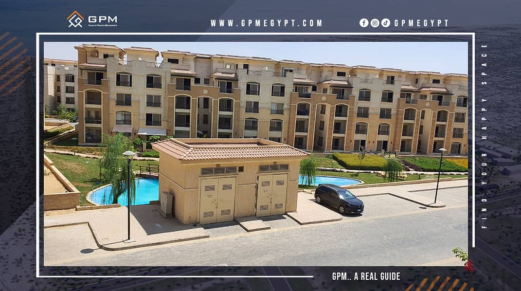 Apartment 175m for sale in Stone Residence Compound New Cairo ready to move double view شقة للبيع في ستون ريزيدنس التجمع 3