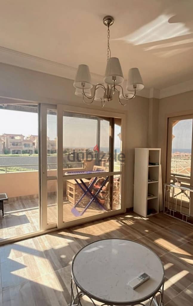 Penthouse chalet prime view extra super lux with furniture and appliances La Vista Topaz Sokhna 2