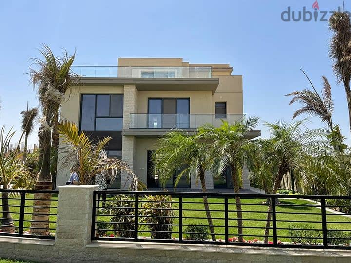 Villa 3 floors 444m for sale fully finished in Sodic The Estates next to Beverly Hills Sheikh Zayed 1