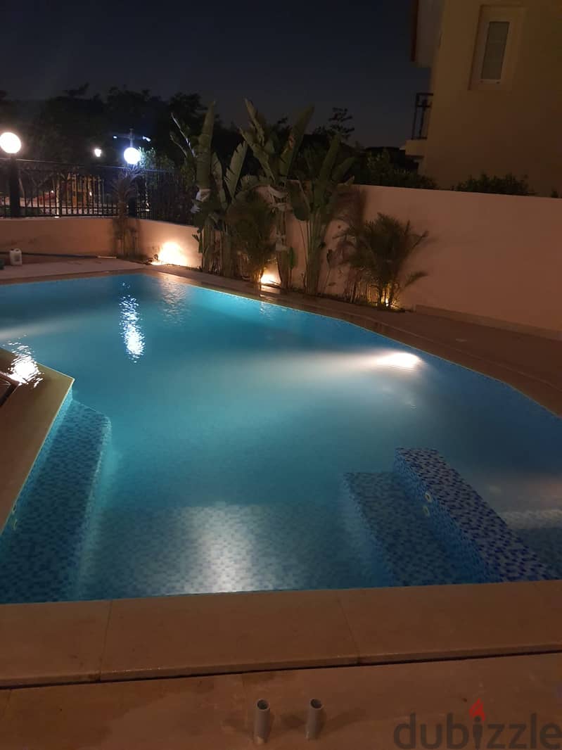 Standalone Villa 654. M in Hyde Park for rent Semi furnished with a private pool, New Cairo 3