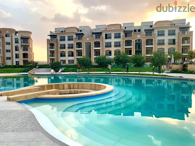 apartment for sale super lux finishing ready to move  first floor in stone residence compound 2