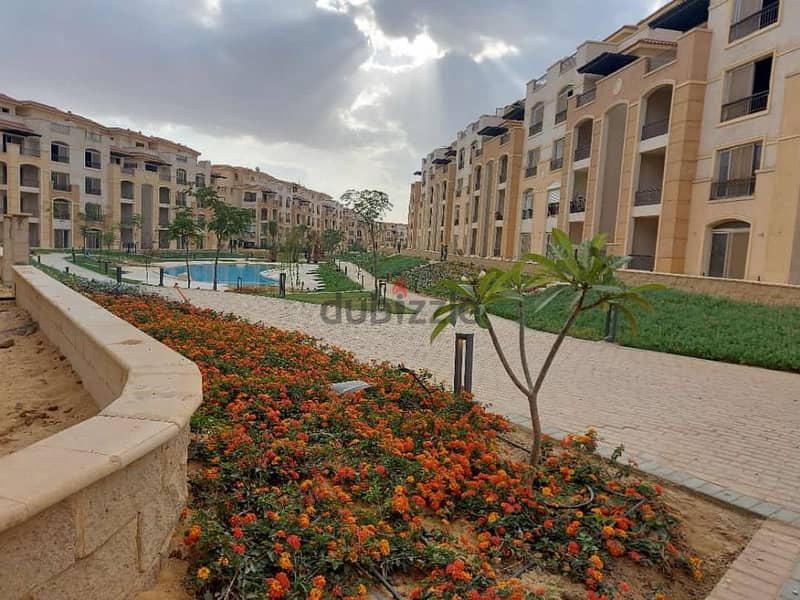 apartment for sale super lux finishing ready to move  first floor in stone residence compound 4