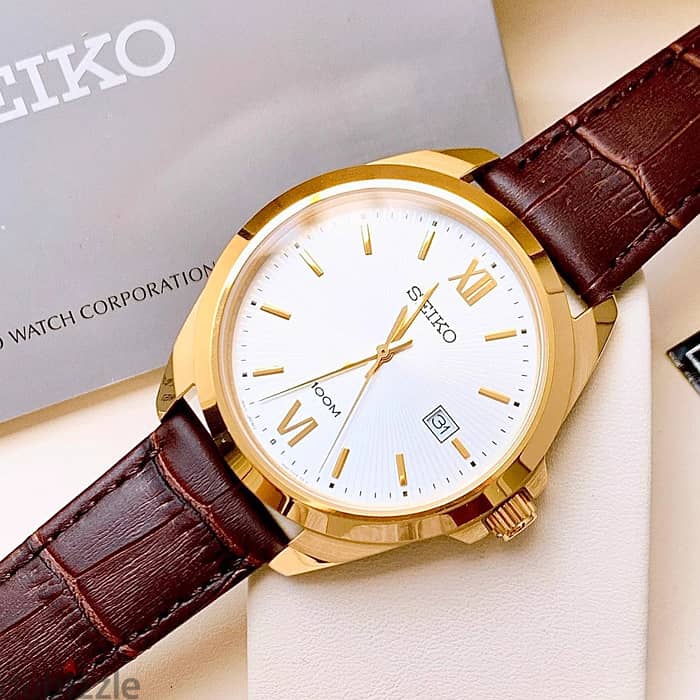 سيكو يابانية أصلية جديدة لم تستعمل Seiko SUR284P1 0