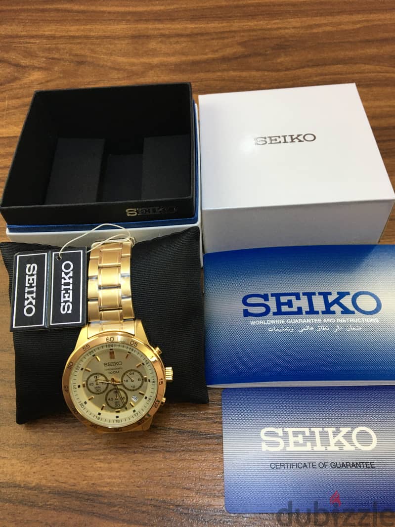 سيكو يابانية أصلية جديدة لم تستخدم Seiko SKS526P1 3