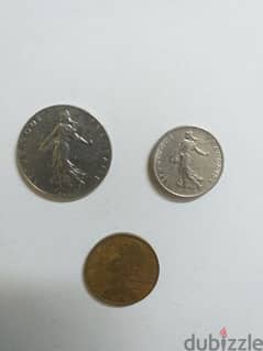 français old coin since 1963 , 1968 , 1977