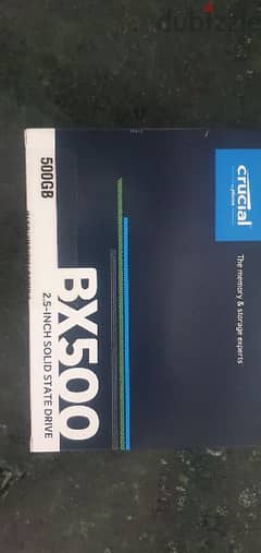 HDD SSD CRUCIAL BX500 2.5 INCH 500GB
