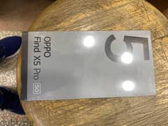OPPO Find X5 Pro 5G dual sim 256/12G Black جديد متبرشم