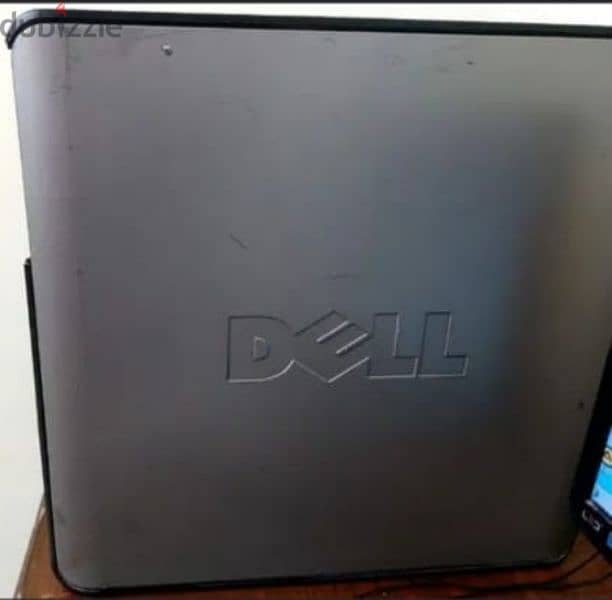 حاسب شخصي pc للبيع كيسه dell و شاشة Samsung ١٩ بوصة بالكابلات 1