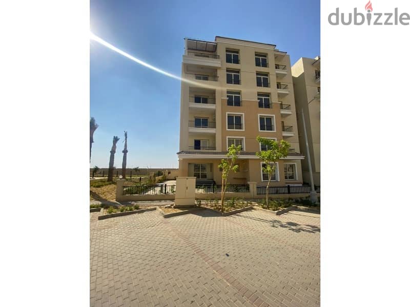 Semi-finished apartment ready to move View club house  in Sarai Compound Mostakbal City 2