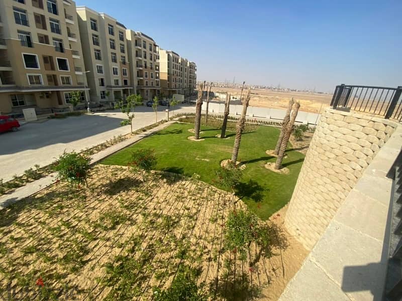 Semi-finished apartment ready to move View club house  in Sarai Compound Mostakbal City 3
