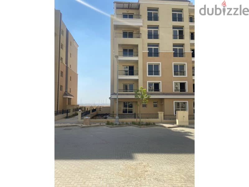 Semi-finished apartment ready to move View club house  in Sarai Compound Mostakbal City 8