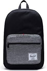 Herschel Pop Quiz Classic Backpack, Black/Raven Crosshatch, One Size