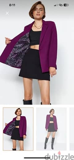 Purple Blazer Jacket