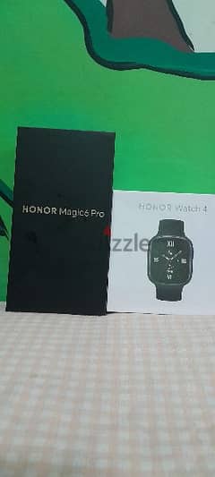 honor magic 6pro + honor watch 4