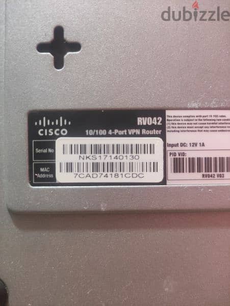 Cisco VPN ROUTER RV042 2