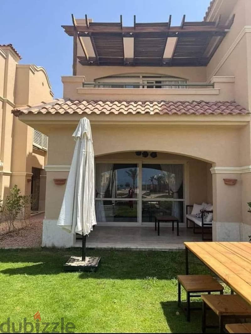 Ground chalet with garden, two rooms for sale in La Vista Gardens, Ain Sokhna, wonderful view 13