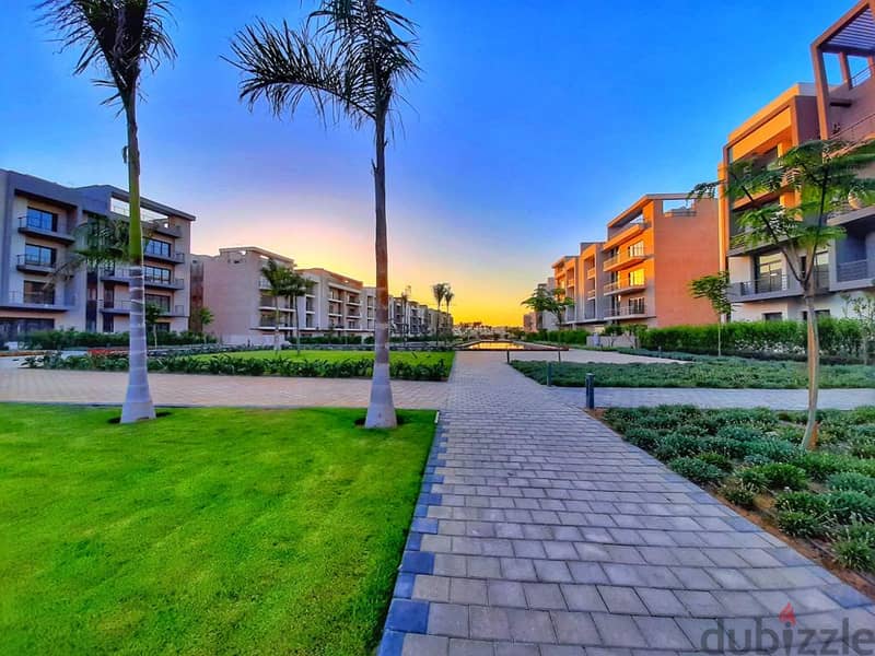 Apartment 155 meters in garden for sale, immediate delivery, fully finished, Fifth Square Al Marasem compound, the heart of the Fifth Settlement 3