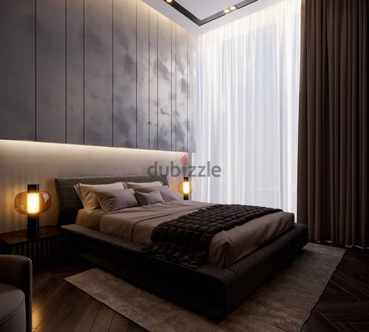 140 meter apartment directly in front of the Embassy District with a 10% discount - the lowest price per square meter in the Administrative Capital - 1