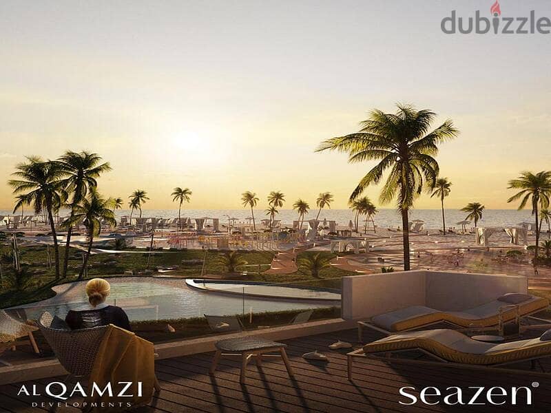 Your townhouse on the North Coast with a private garden area of 105 meters, fully finished with air conditioners, with a 10% down payment - Al Qamzi 9