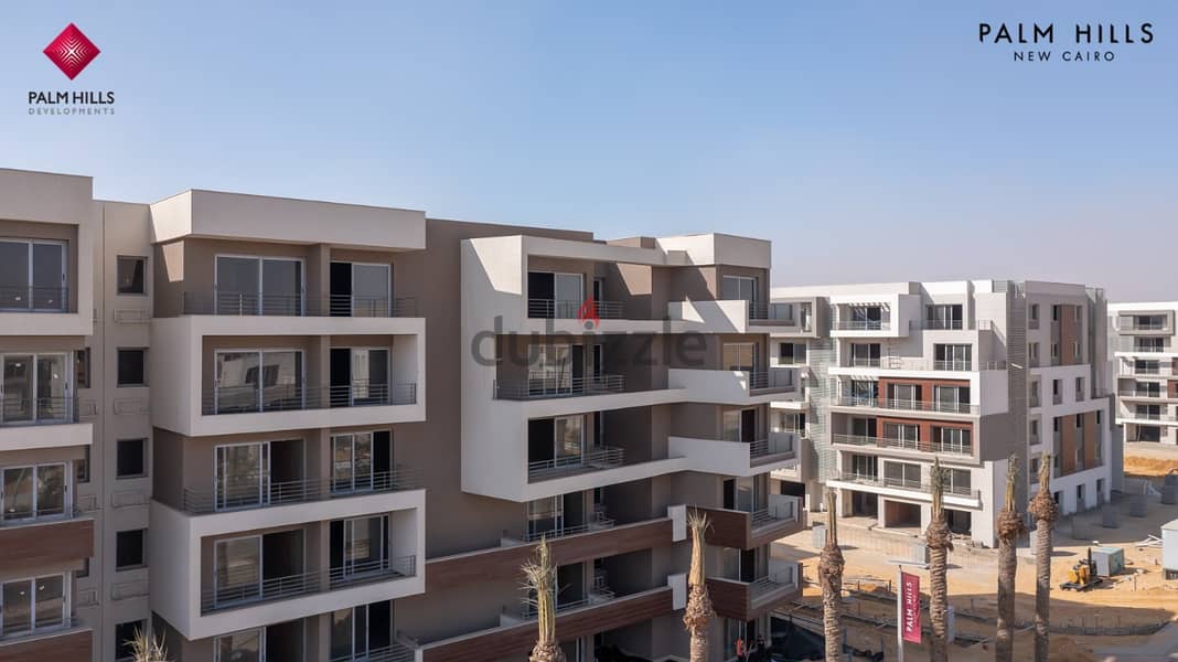 Apartment 183 meters with immediate receipt in Palm Hills New Cairo on the Middle Ring Road, with installments over 8 years 1