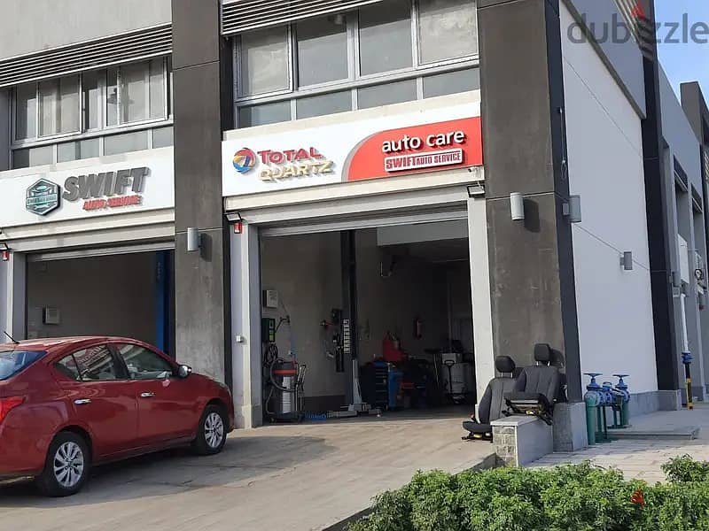A distinctive car service center for rent, 152 square meters, in the Craft Zone city 2