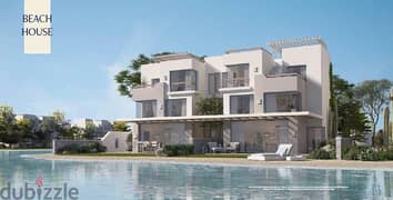 Beach House Garden Apartment 150m in Mountain View Levels North Coast, first row on the sea, in the heart of Ras El Hekma 0
