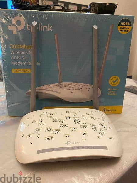 راوتر ٤ مخرج TP-Link ADSL Router TD-W8961N 8