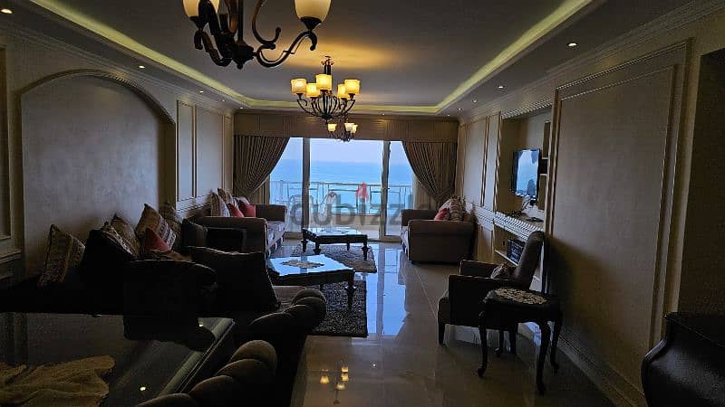 شقه للايجار بحر مباشر كامب شيزار - luxury apartment for rent sea view 1