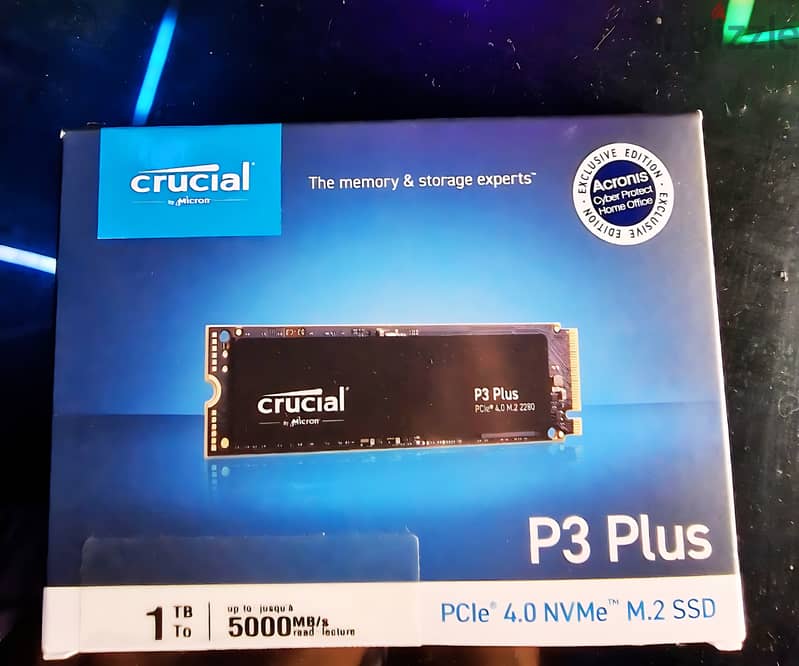 Crucial P3 Plus SSD 1T Gen4 NVME 1