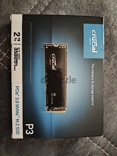 2TB CRUCAIL P3 PCIe 3.0 NVMe M. 2 SSD