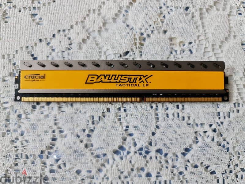 Ram: Crucial Ballistix 8gb ddr3l-1600mhz cl 1.35v 2