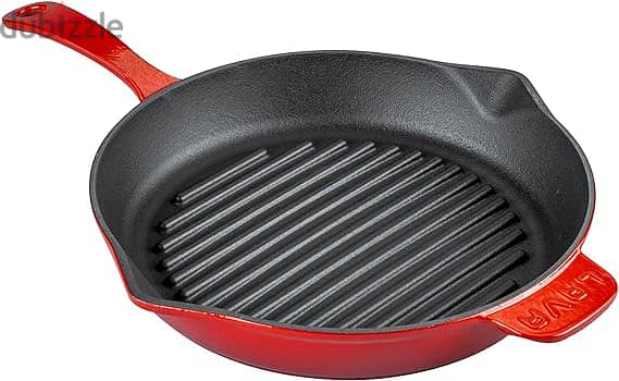 Lava LV Y GT 28 K0 R Cast Iron Grill Pan With Cast Iron Self Handle 0