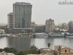 3-bedroom apartment overlooking the Nile for rent furnished in Manial