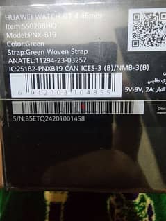 Huawei gt 4 size 46mm with android os