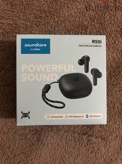 Soundcore R50i استعمال اسبوع فقط معاها جراب سيليكون