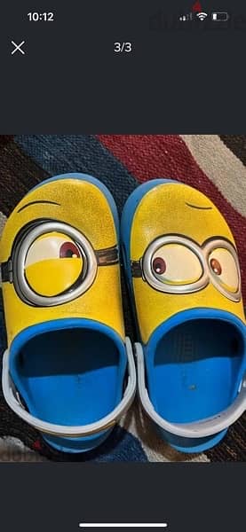 كروكس اصلى minions مقاس J1 1