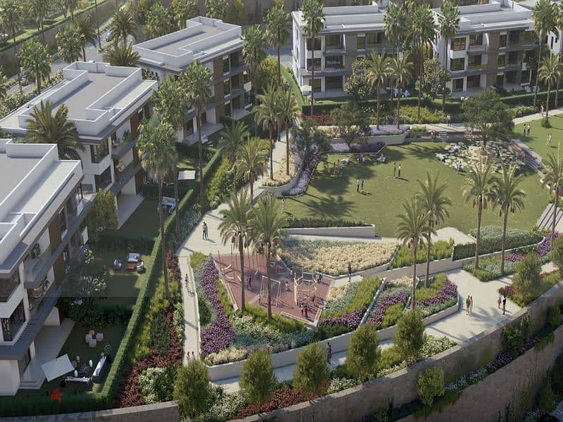 Townhouse lake view in Swan Lake Hassan Allam Sheikh Zayed next to Palm Hills 5
