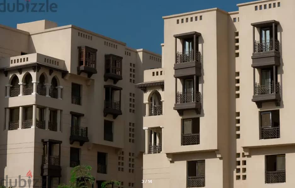 Ready To Move With Installments over 7 years, a fully finished apartment for sale in Al-Fustat Compound, 4
