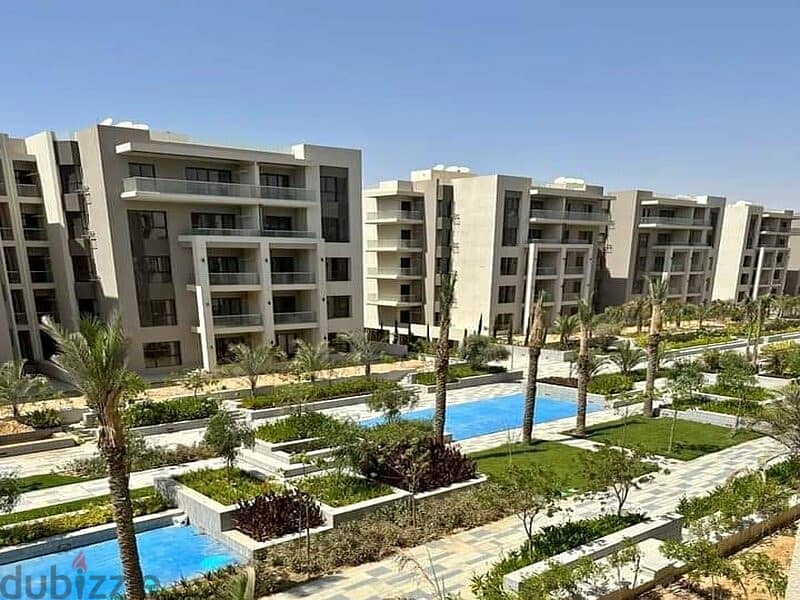 At the end of the year, he received a fully finished apartment with garden 163 sqm in the Fifth Settlement 4