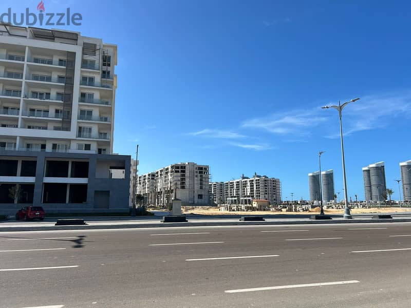 230 sqm chalet with full view of Al Alamein Towers and The Gate Tower in Mazarine North Coast 1
