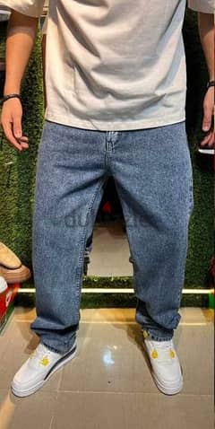 wide leg jeans 34 - 36 جينز وايد ليج