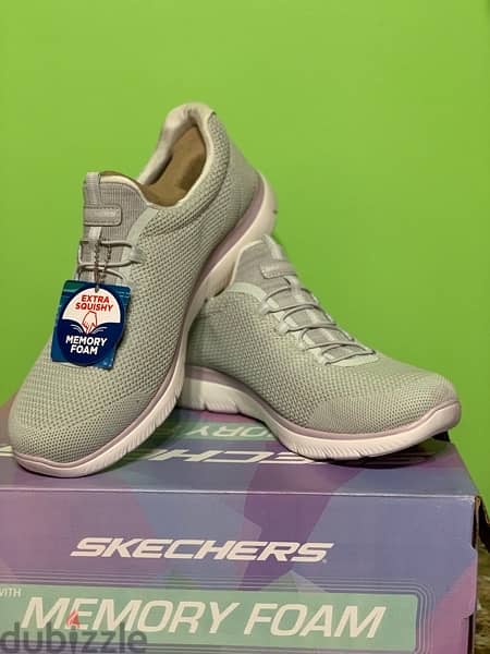 Sketchers SUMMITS For WOMEN LIGHT GRAY LAVENDER size 9 NEW Kuwait 2