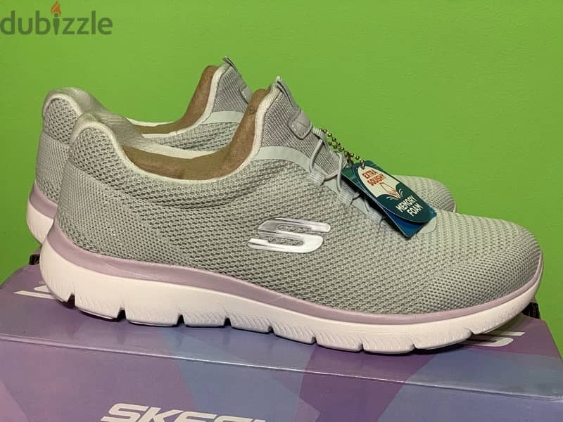 Sketchers SUMMITS For WOMEN LIGHT GRAY LAVENDER size 9 NEW Kuwait 3