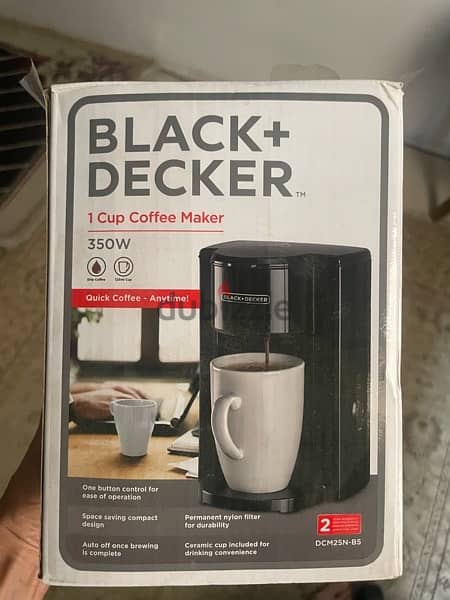 coffee Maker 350W Black + Decker 1