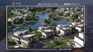 Standalone Villa for sale in Telal East New Cairo view lagoon with installments فيلا مستقلة للبيع في تلال إيست التجمع